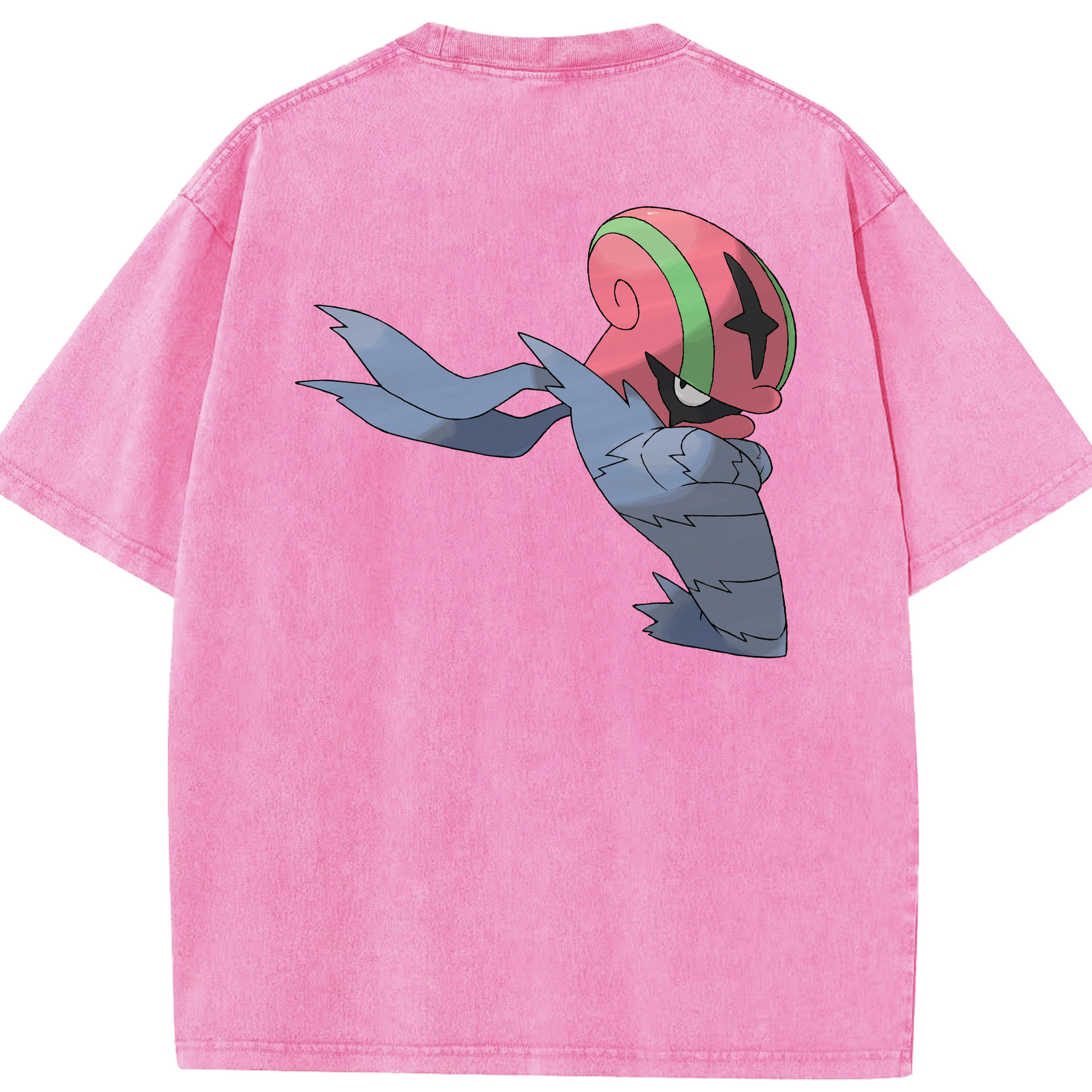 （画像用） ポケットモンスター Pokémon 綿100% ヴィンテージ風 半袖Tシャツ（背面プリント）